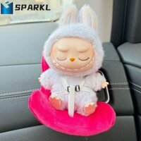 Ghế sang trọng dành cho búp bê SPARKL Labubububu, Trang trí máy tính để bàn Ghế an toàn búp bê hương liệu, Ghế an toàn thời trang Thu nhỏ Kawaii Air Vent Món quà trang trí cho