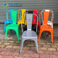 Ghế sắt Tolix cafe nhà hàng sơn tĩnh điện nhập khẩu siêu bền LAG18