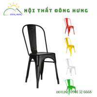Ghế sắt Tolix cafe, quán ăn đủ màu