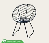Ghế sắt tròn nghệ thuật
