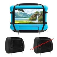 Ghế Sau NORMAN6G Đế Đa Năng, Dây Đeo Chống Trơn Trượt Màu Đen Tựa Đầu Ô Tô Máy Tính Bảng, Lưới Giữ Silicon Có Thể Điều Chỉnh Góc Phù Hợp Với Ghế Sau Ô Tô 7-12inch Giá Đỡ Gắn IPad