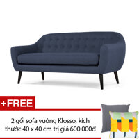 Ghế sofa băng cao cấp Klosso GB002 + Tặng 2 gối sofa vuông Klosso 40x40cm màu sắc ngẫu nhiên [bonus]