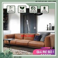 Ghế Sofa Băng (Văng) Dài Bọc Da Hàn Quốc Cao Cấp Cho Phòng Khách, Phong Cách Cực Kỳ Sang Trọng Và Tinh Tế Mã HB-06