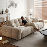 Ghế Sofa Bánh Mì Nướng Chenille Monte Có Thể Di Chuyển Trở Lại