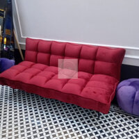 Ghế Sofa Bed Phòng Khách - Ghế Giường Thông Minh Đa Năng Gấp Gọn Cải Tiến Gợn Sóng Dài 1m8 Rộng 1m2 Cho 2 Ngưới Nằm