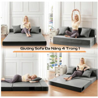 Ghế Sofa Bệt Gấp Dạng Đệm Ngồi Siêu Tiện, Chuyển Đổi Thành Giường Tiện Lợi Cao Cấp