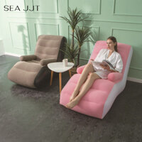 Ghế sofa bơm hơi dành cho ngoại thất, ghế di động để nghỉ trưa, ghế dài hình chữ S sáng tạo, mới lạ