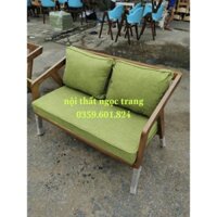 ghế sofa chân gỗ thanh lý