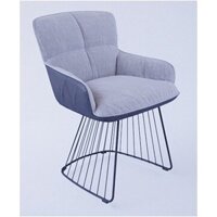 GHẾ SOFA CHÂN SẮT MẶT NỆM MÚT