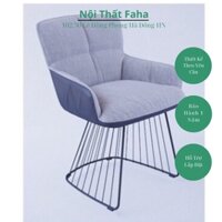 GHẾ SOFA CHÂN SẮT MẶT NỆM MÚT - Nội Thất Faha