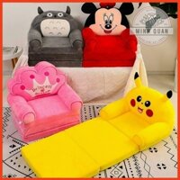 Ghế sofa cho bé ghế gấp hình thú bông ngộ nghĩnh làm ghế nằm chơi cho bé GTB0339