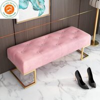 Ghế Sofa chờ-ghế băng chân sắt [CHÂN-VUÔNG]