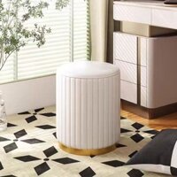 Ghế sofa chờ - Ghế đôn chân gỗ sồi tự nhiên thương hiệu IGA - GC45