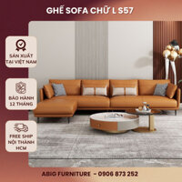 Ghế sofa chữ L đẹp cho phòng khách S57