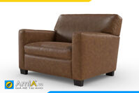 Ghế sofa da 1 chỗ ngồi thiết kế đơn giản AmiA 20906 (nhiều màu)