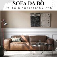 Ghế Sofa Da Bò Thật Cao Cấp GS-PK10