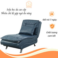Ghế Sofa Da Cao Cấp ELUY, Sofa 3 Chế Độ Ngồi, Ngả, Giường Văn Phòng, Gia Đình Chống Bụi Bẩn (Màu Nâu, Đen, Kem)