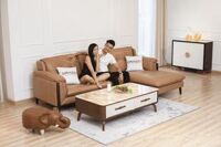 Ghế Sofa da góc đẹp mã 322
