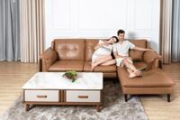 Ghế Sofa da góc mã 344