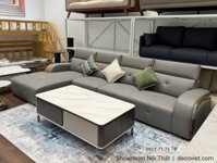 Ghế Sofa Da Nhập Khẩu 1067T | Ghế Sofa Phòng Khách Hiện Đại!