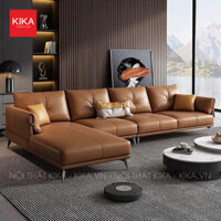 Ghế sofa da nhập khẩu cao cấp phong cách châu Âu – SF09
