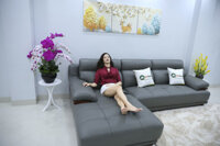 Ghế sofa da nhập khẩu mã QV-F1230P