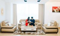 Ghế sofa da phòng khách đẹp mã 328