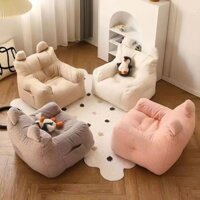 Ghế sofa dễ thương ghế đọc sách ghế giải trí mini lười sofa nhỏ sofa cho bé Ghế Hơi Tựa Lưng Ghế Bơm Hơi Hong Nhung