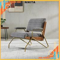 Ghế sofa đơn cao cấp , ghế sofa kiểu , ghế thư giãn phòng khách Bắc Âu