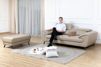 Ghế sofa đơn da bò thật mã 86