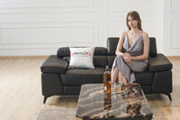 Ghế sofa đơn da bò thật mã 508