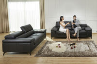 Ghế sofa đơn da bò thật mã 505
