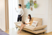 Ghế sofa đơn da lộn mã 56