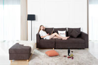 Ghế sofa đơn da lộn mã 3102-17