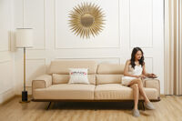 Ghế sofa đơn da mã 568A