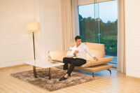 Ghế sofa đơn da mã M56-4