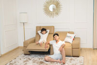 Ghế sofa đơn da thật mã 371