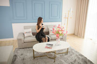 Ghế sofa đơn vải mã 335