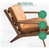 GHẾ SOFA FLANK-GHẾ GỖ-NỆM MÚT - Nội Thất Faha