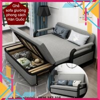 Ghế Sofa Giường Có Ngăn Chứa Đồ Cao Cấp - Sofa Giường Gấp Kiêm Ghế  Phong Cách Hàn Quốc kt: 1m58x1m9