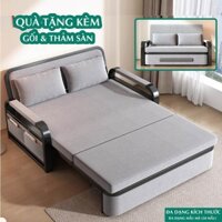 Ghế sofa giường đa năng thông minh gấp gọn tiện lợi, Sofa giường nhập khẩu đầy đủ đệm và gối đi kèm