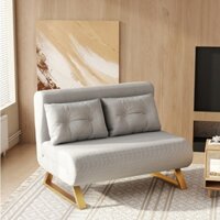Ghế sofa giường gấp gọn đa năng 509, Sofa giường thông minh tựa lưng điều chĩnh 5 chế độ. KT R 1M15 X D 1M85