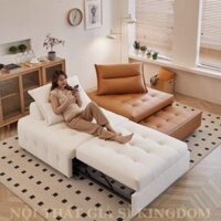 Ghế sofa giường gấp gọn thông minh, Giường sofa đa năng gấp gọn bọc lông cừu khung thép chắc chắn