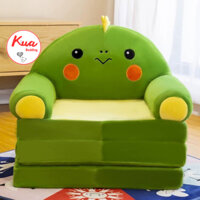 Ghế Sofa Giường - Ghế Lười Hình Thú Cho Bé 3 Tầng gấu bông Khủng Long KUA BEDDING