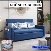 Ghế sofa giường - Ghế sofa khung sắt sơn tĩnh điện chống gỉ, nệm mouse dày 10cm. Kích thước 1m5 x 1m9