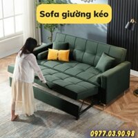 Ghế sofa Giường kéo ra thành giường 1m9x1m9, Giường sofa thông minh gấp gọn thành ghế đa năng cho phòng khách