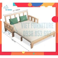 Ghế sofa giường thông minh, Gường sofa gấp gọn, Giường sofa gỗ gấp bọn, Sofa giường kéo