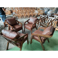 Ghế sofa gỗ cafe, Sofa đơn thanh lý
