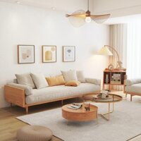 Ghế Sofa Gỗ Hiện Đại Dài 2m Kèm Đệm – SF69