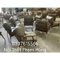 Ghế sofa gỗ nệm